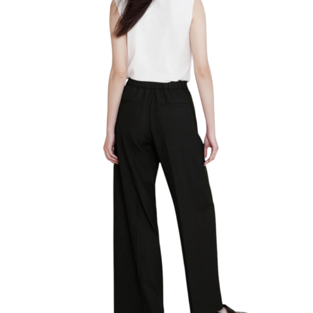 Banana Republic Factory Black Wide Leg Dress Pants - Picture 2 of 7